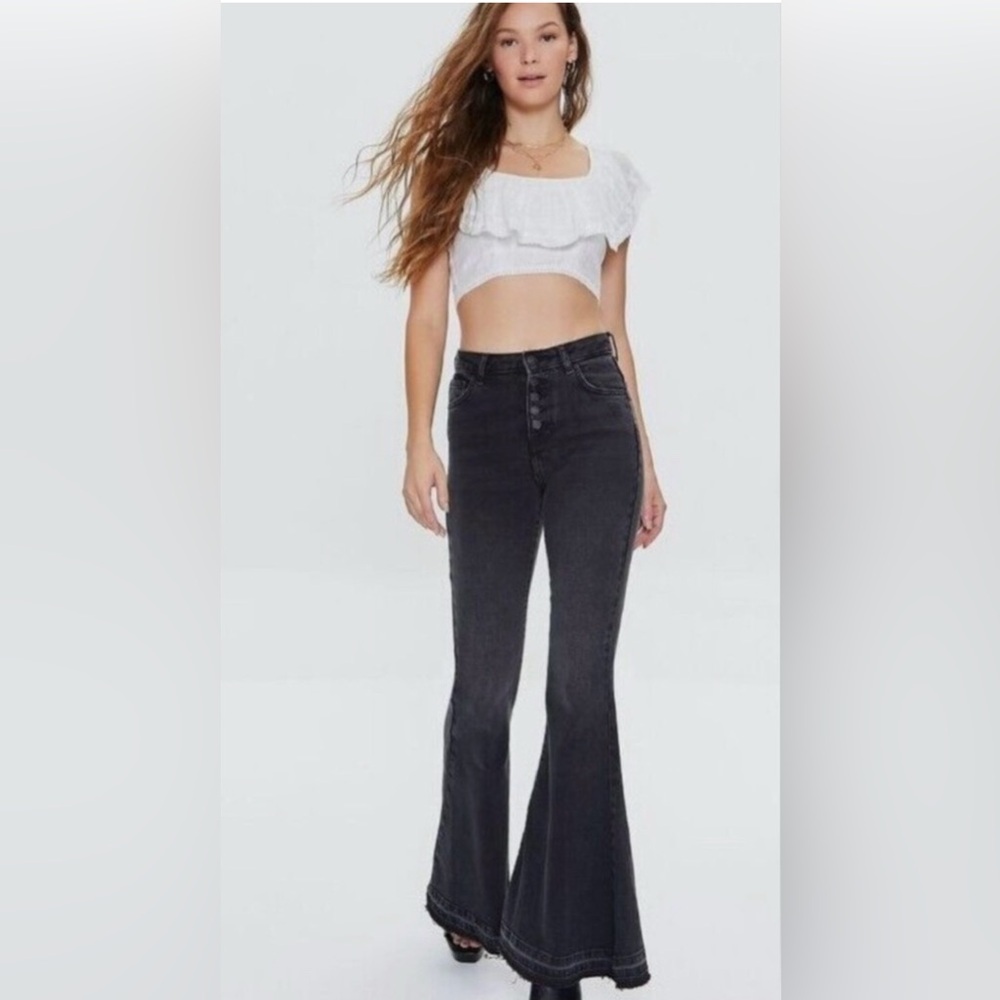 Forever 21 High Rise Slim Fit‎ Flare Jeans size 27L